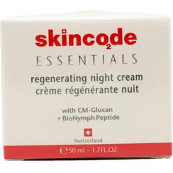 تصویر کرم شب مغذی و بازسازی کننده پوست اسکین کد 50 میلی لیتر Skincode Regenerating night cream