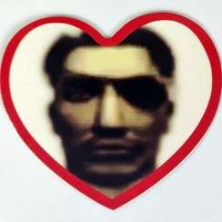 تصویر مگنت یخچالی قلب طرح PS2 Majima 