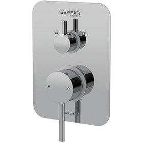 تصویر شیر حمام تو کار بهفر کروم براق پلیت A 