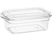 تصویر ظرف یکبار مصرف کریستال طب پلاستیک ۲۶۰ سی سی بسته ۱۵۰ عددی 