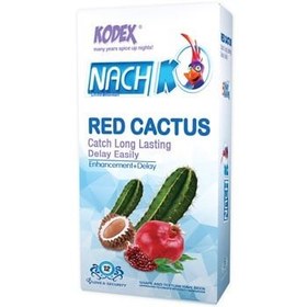 تصویر کاندوم کدکس مدل Red Cactus بسته ۱۲ عددی بهداشت جنسی