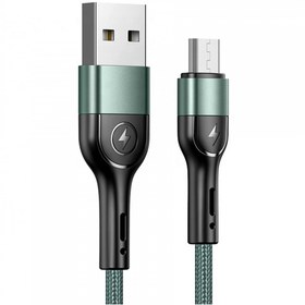 تصویر کابل تبدیل USB به MicroUSB یوسامز جعبه کاغذی مدل US-SJ450 برند USAMS 