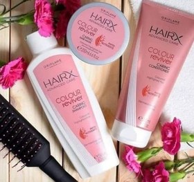 تصویر شامپو موهای رنگ شده کالر ریوایور هیریکس ا HairX Advanced Care Colour Reviver Caring Shampoo HairX Advanced Care Colour Reviver Caring Shampoo