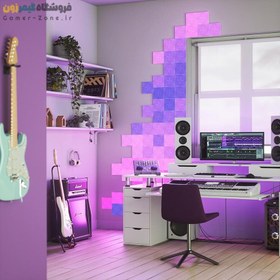 تصویر پک توسعه دهنده پنل روشنایی مربعی هوشمند نانولیف Nanoleaf Canvas Expansion Pack (4 Panels) 