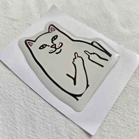 تصویر استیکر ژله ای RIPNDIP CAT 