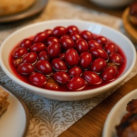 تصویر ترشی زغال اخته 100% اورگانیک 