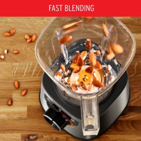 تصویر MOULINEX Blender PerfectMix High Speed 2 L Blender Smoothie Maker Mixer 1200 W 4 Auto Programs Light and Unbreakable Jar Powerful Blending 600 ml bottle 2 Years Warranty LM88HD27 - ارسال 15 الی 20 روز کاری 