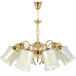 تصویر لوستر چشمه نور مدل A833 ظرفیت ۷ شعله فلزی 