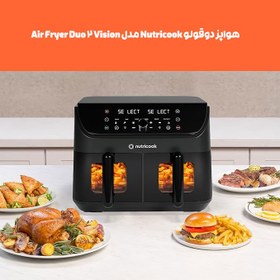 تصویر هواپز دوقولو Nutricook مدل Air Fryer Duo 2 Vision 