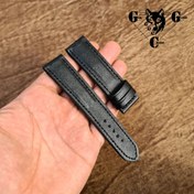 تصویر بند ساعت چرم ناپا گاوی چهارلایه 