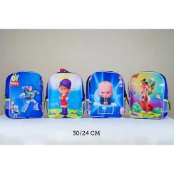 تصویر کوله مدرسه طرح دار مهدکودکی 