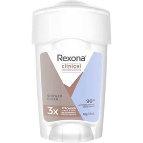 تصویر Rexona CLINICAL PROTECTION SHOER CLEAN 45ML- Rexona CLİNİCAL PROTECTİON SHOWER CLEAN 45ML-