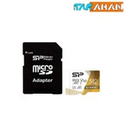 تصویر کارت حافظه microSDXC سیلیکون پاور مدل Superior pro ظرفیت 512 گیگابایت Silicon Power Micro SDXD Superior Pro 512GB