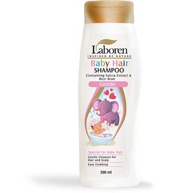 تصویر شامپو ملایم موی سر کودک 300میل لابورن Laboren Gentle Baby Hair Shampoo 300ml