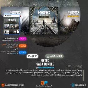 تصویر اکانت قانونی Metro Saga Bundle برای PS4 & PS5 