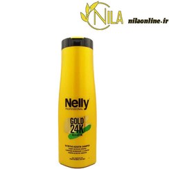 تصویر شامپو مو کراتینه لاین گلد 400میل نلی Nelly Keratin Shampoo Gold 400ml