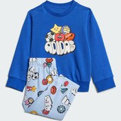 تصویر خرید اینترنتی ست لباس راحتی نوزادی پسرانه آبی آدیداس TYC2C0DE1F5DDF5A14B71DA00 Bebek Günlük Eşofman Takım I Fun Aop Jog Jı6236