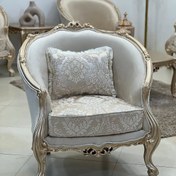 تصویر ست مبلمان تمام چوب مدل زیبای زمرد 