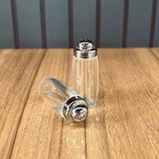 تصویر نمکپاش اکرولیک ساده ۲ عددی درب کروم لیمون کد 1774 