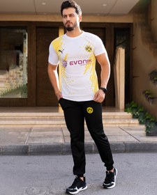 تصویر ست تیشرت شلوار مردانه Dortmund مدل Lisbon 