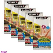 تصویر کیسه فریزر دارکوب مدل Sh0807.5 پنج بسته 100 عددی 