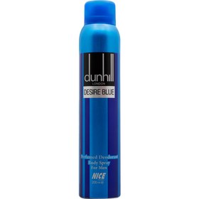 تصویر اسپری بدن مردانه مدل Dnhil Desire Blue حجم 200 میل نایس پاپت Nice Puppet Dunhill Desire Blue Spray For Man 200ml