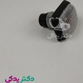 تصویر چراغ راهنمای روی گلگیر جلو 405 با لنز (مربعی - سفید) شرکتی ایساکو اصل 0541301601 