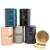 تصویر بانکه قهوه طرح بشکه رنگی800گرم 