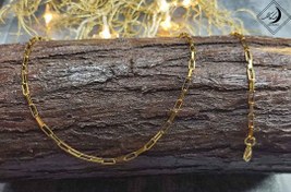 تصویر خرید و قیمت دستبند و گردنبند نیم ست مستطیل استیل طلایی 