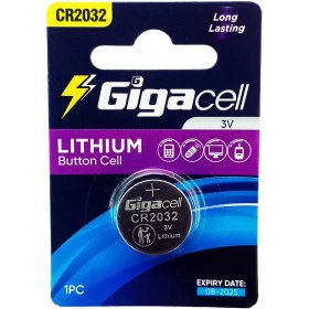 تصویر باتری سکه ای گیگاسل مدل CR2032 Gigasel