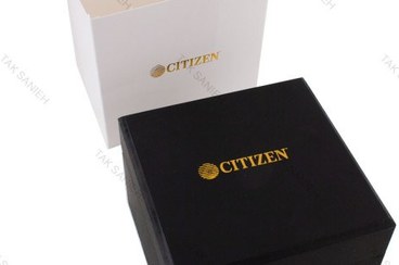 تصویر جعبه ساعت مچی سیتیزن چوبی Citizen-Box-5705-U 