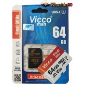 تصویر قیمت عمده رم 64 گیگ با خشاب 90mb VICCOMAN 600x U3 