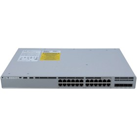 تصویر سوئیچ شبکه سیسکو 24 پورت C9200L-24P-4G-E Cisco C9200L-24P-4G-E 24Port Network Switch