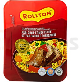 تصویر نودل رولتون با طعم گوشت حجم 90 گرم Rollton Beef Noodles 90gr