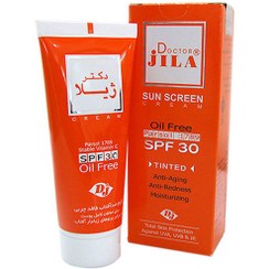 تصویر کرم ضدآفتاب دکتر ژیلا SPF30 فاقد چربی رنگی 65 میل Dr.Jila Oil Free SPF30 Tinted Sunscreen 65ml