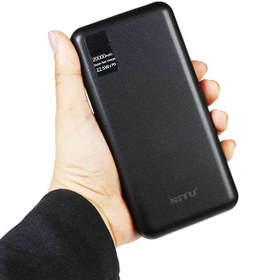 تصویر پاور بانک نیتو مدل NPB01 ظرفیت 20000 میلی آمپر ساعت NITU NPB01 20000 Mah PowerBank