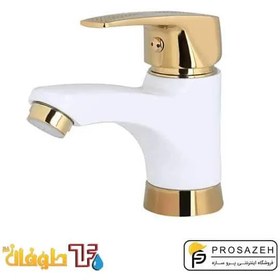 تصویر شیر روشویی طوفان فلز مدل مینا - کروم Tofan Felez Pillar Faucet Mina Model