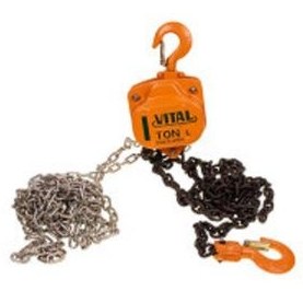 تصویر جرثقیل سقفی زنجیری ویتال VL1 ظرفیت 1 تن  3 متری 