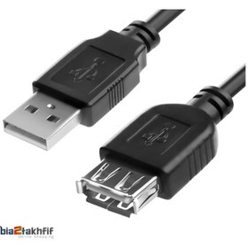 تصویر کابل افزایش طول USB بافو 3 متری 