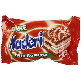 تصویر کیک کنجدی 65 گرمی نادری -
