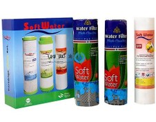 تصویر تعویض فیلترهای تصفیه آب سافت واتر SOFT WATER پک مرحله 1،2،3 