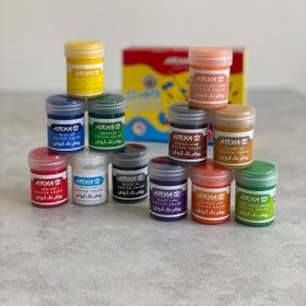 تصویر گواش ۶ و ۱۲ رنگ آریا 