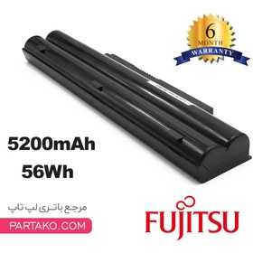 تصویر باتری لپ تاپ فوجیتسو Fujitsu LifeBook AH532-6Cell مشکی Fujitsu LifeBook AH532-6Cell Laptop Battery