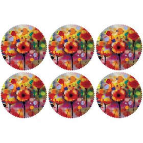 تصویر زیر لیوانی مدل C2-42309 بسته 6 عددی 