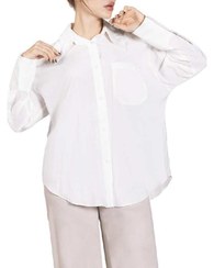 تصویر شومیز زنانه سفید سرژه Serge کد 207388 