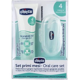 تصویر ژل لثه و دندان و مسواک انگشتی چیكو Chicco Tooth gel and toothbrush code:25250