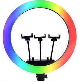 خرید و قیمت رینگ لایت رنگی RGB LED 56CM 22INCH با بسته بندی ایمن | ترب