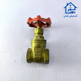 تصویر شیر فلکه کشویی برنجی کیز سایز 1/2 