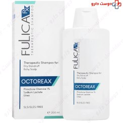 تصویر شامپو ضد شوره پوست سر خشک اوکتورکس 200 میلی لیتری فولیکا آر ایکس Fulica RX Octoreax Dry Dandruff Lrritated Scalp Shampoo 200 Ml