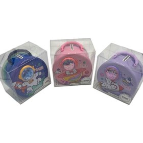 تصویر قلک فلزی فضانورد دسته دار رمزدار کد 276 